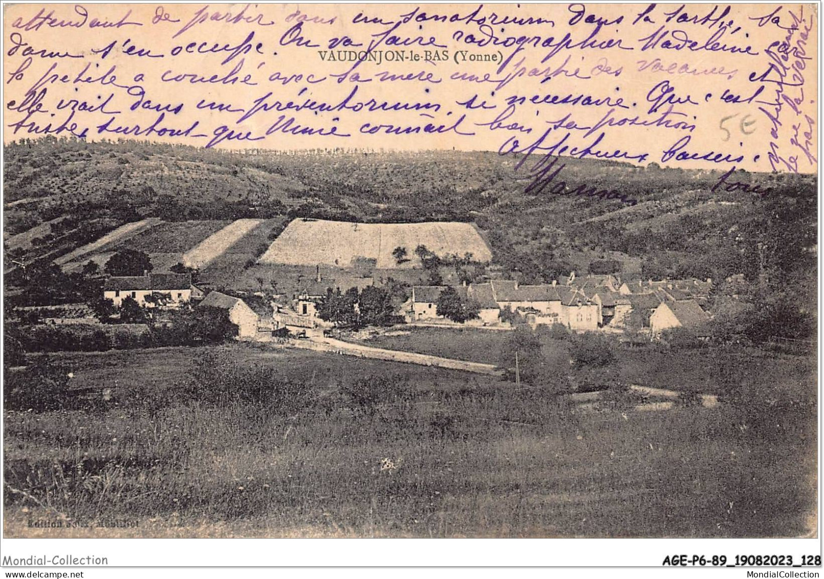 AGEP6-89-0545 - VAUDONJON-le-BAS - Yonne - Vue Générale - Avallon