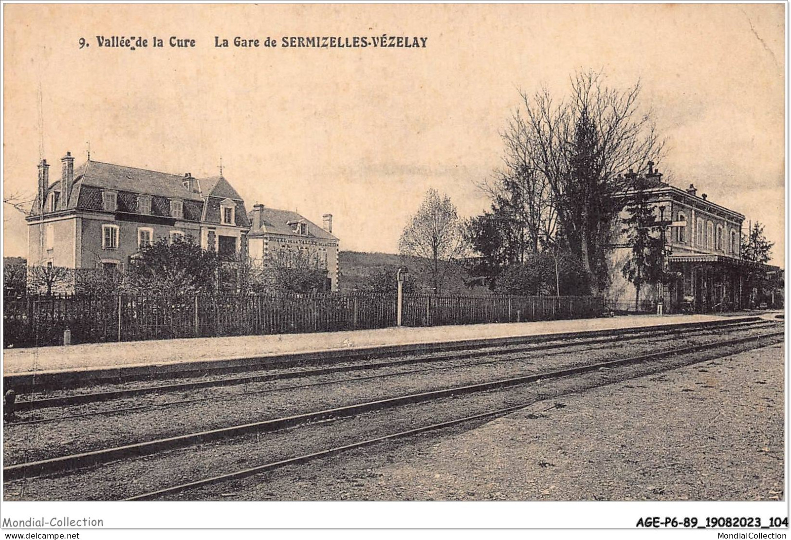 AGEP6-89-0533 - Vallée De La Cure - La Gare De - SERMIZELLES-VEZELAY - Avallon