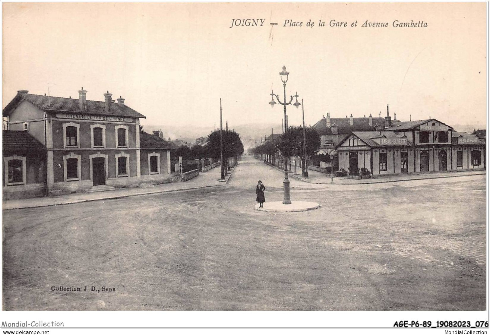 AGEP6-89-0519 - JOIGNY - Place De La Gare Et Avenue Gambetta - Joigny