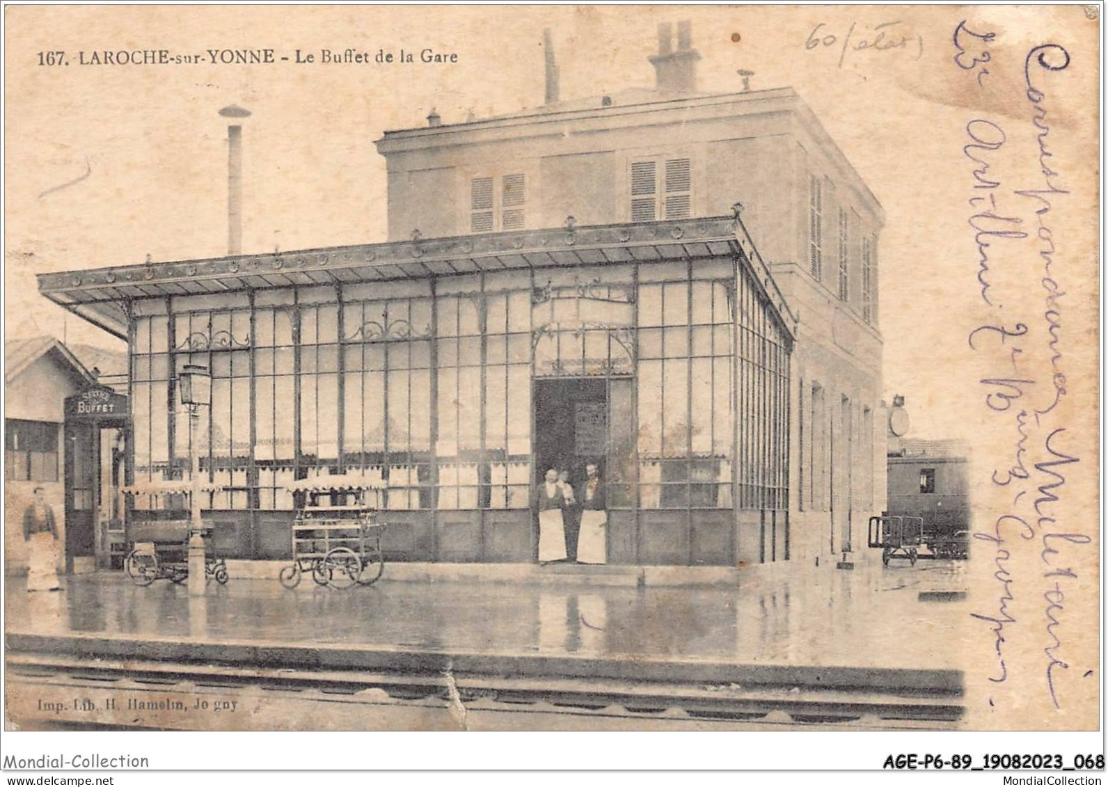 AGEP6-89-0515 - LAROCHE-sur-YONNE - Le Buffet De La Gare - Laroche Saint Cydroine