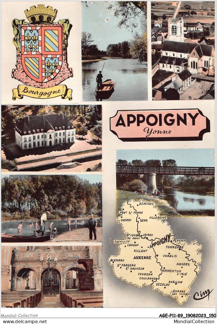 AGEP11-89-1011 - APPOIGNY - Yonne - Vue Générale - Appoigny