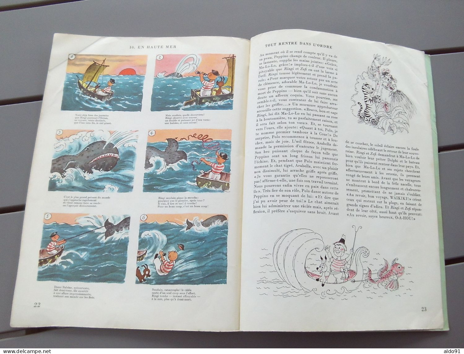 (B-D - Suisse - Livre d'Enfants RINGIER - 1952) - RINGI et ZOFI   " Perdus sur une île lointaine "...........voir scans