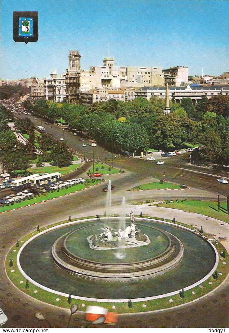 NEPTUNO FOUNTAIN, MADRID, SPAIN. USED POSTCARD My2 - Madrid