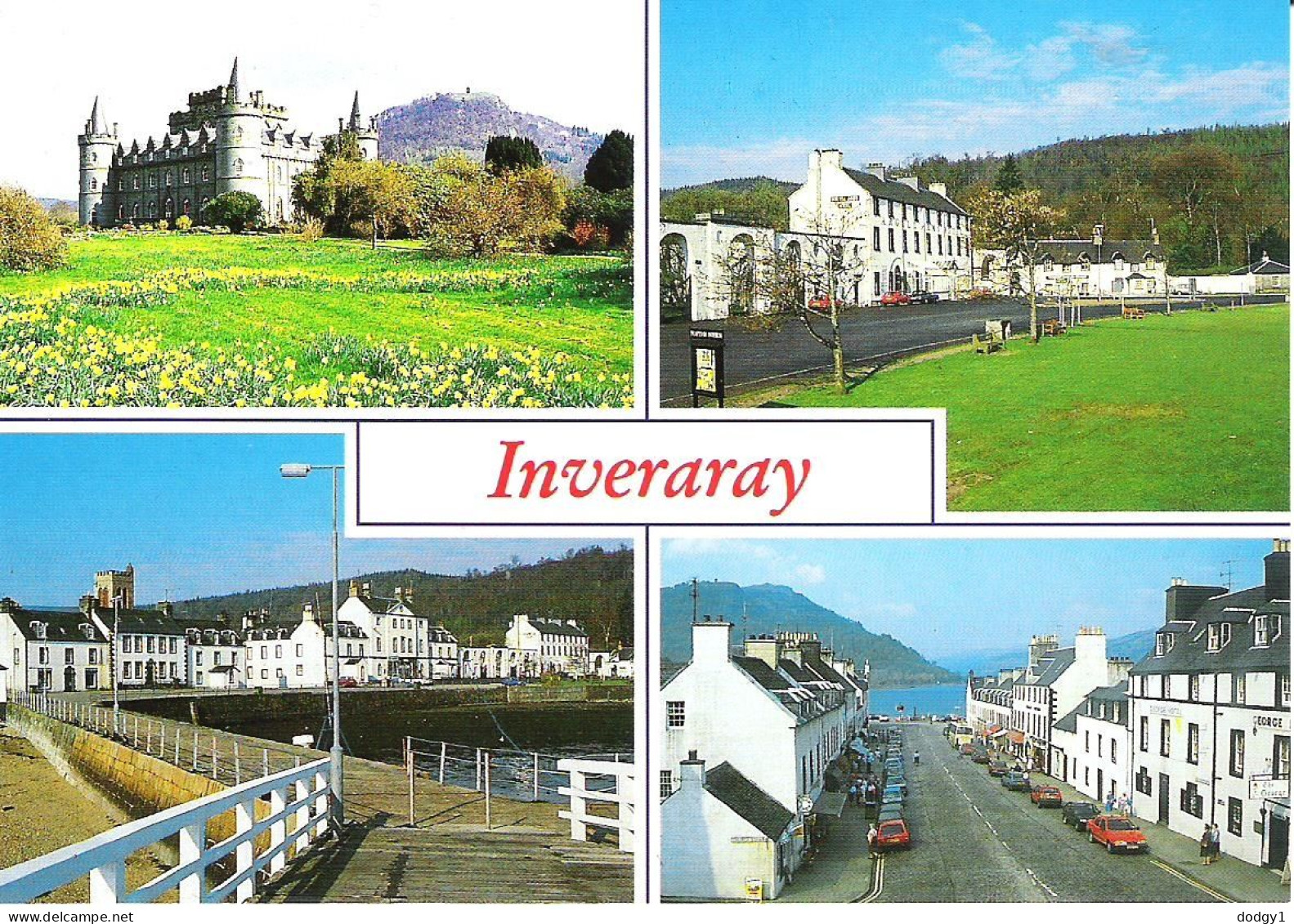 SCENES FROM INVERARAY, ARGYLLSHIRE, SCOTLAND. UNUSED POSTCARD My2 - Argyllshire