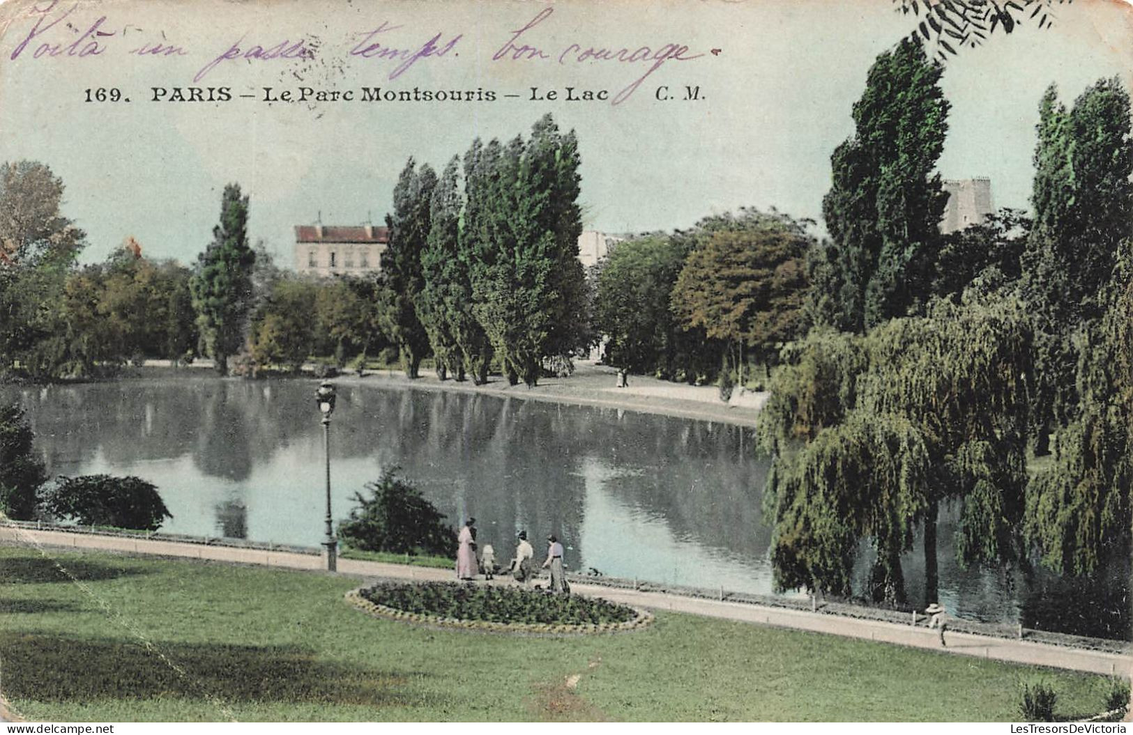 FRANCE - Paris - Le Parc Montsouris - Le Lac - CM - Colorisé - Carte Postale Ancienne - Parcs, Jardins
