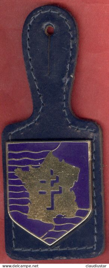 ** BROCHE  2ème  D. B.  LECLERC  +  PHOTO  SOUVENIR  CHAR ** - 1939-45