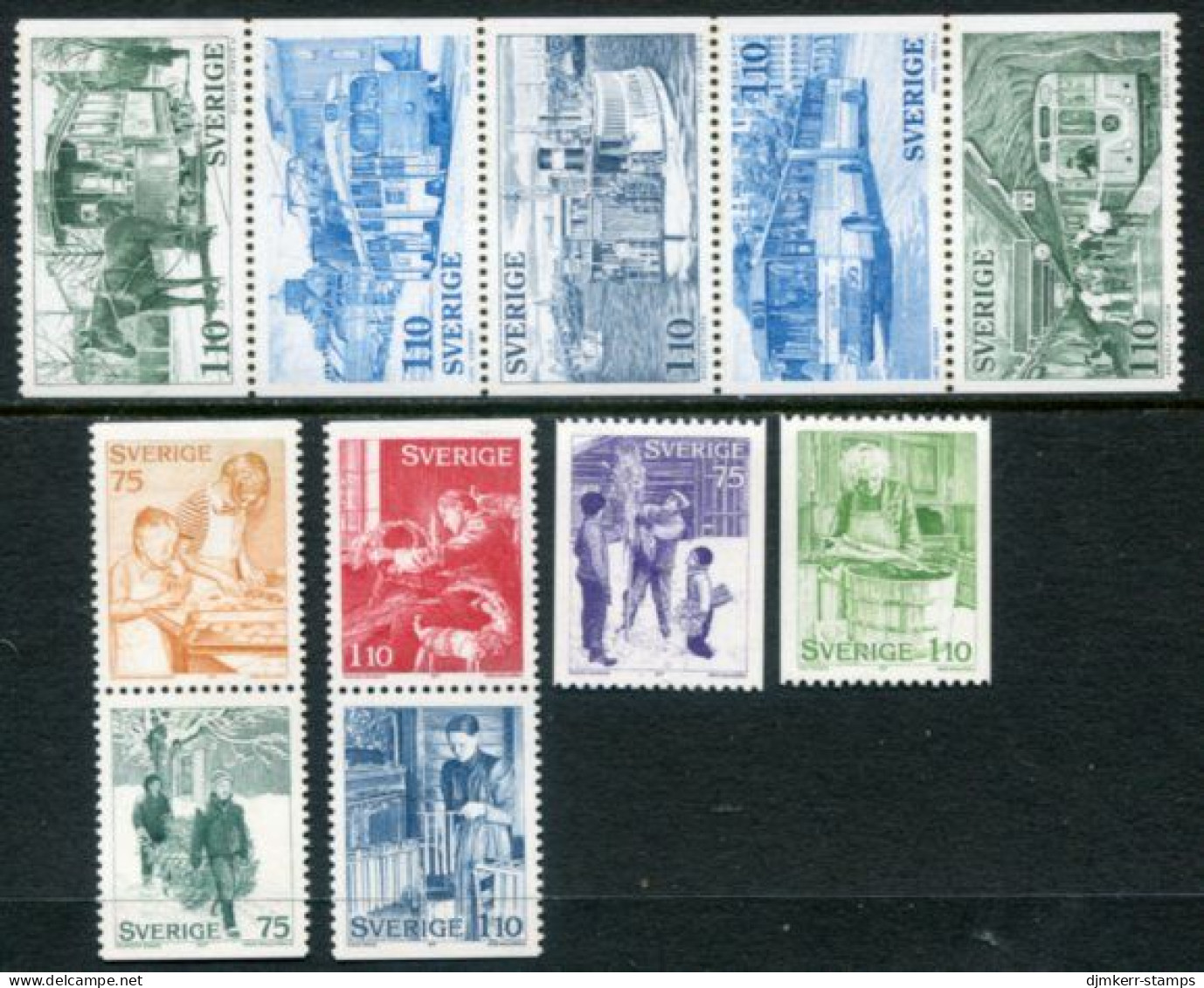 SWEDEN 1977 Issues Complete  MNH / **.  Michel 972-1011 - Ungebraucht