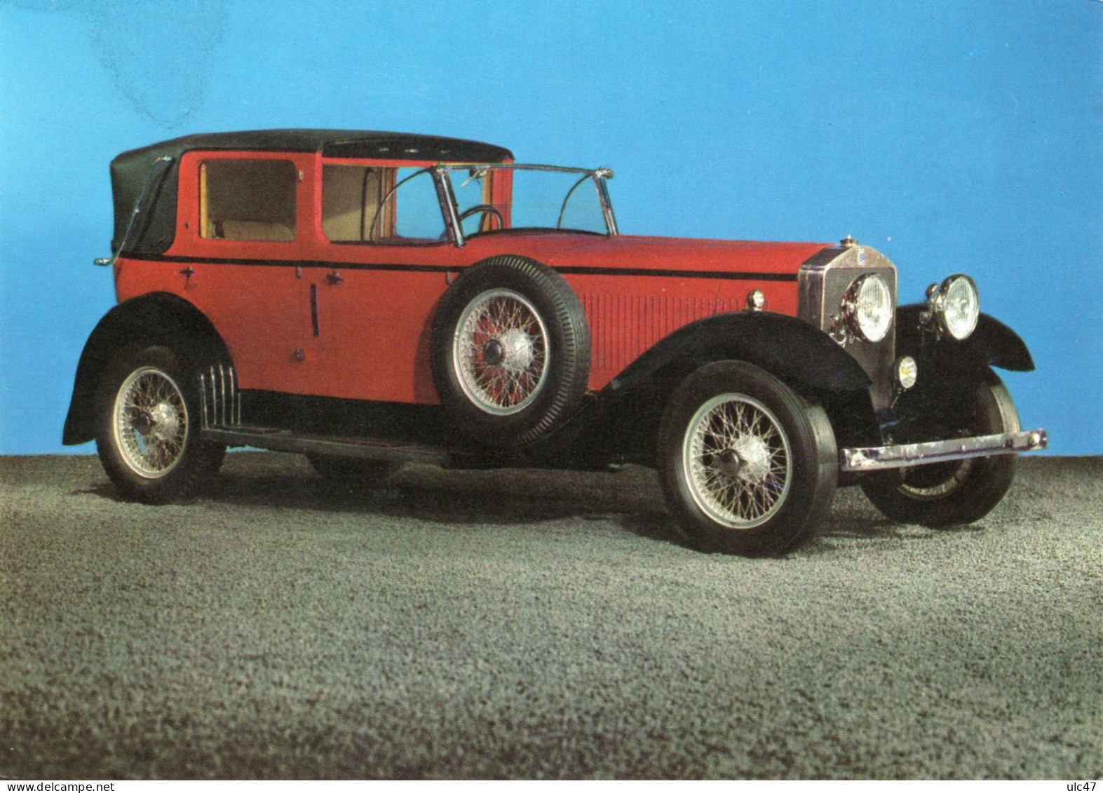 - MULHOUSE. Musée Schlumpf - ISOTTA-FRASCHINI. Coupé Chauffeur. 1929 - Scan Verso - - Voitures De Tourisme