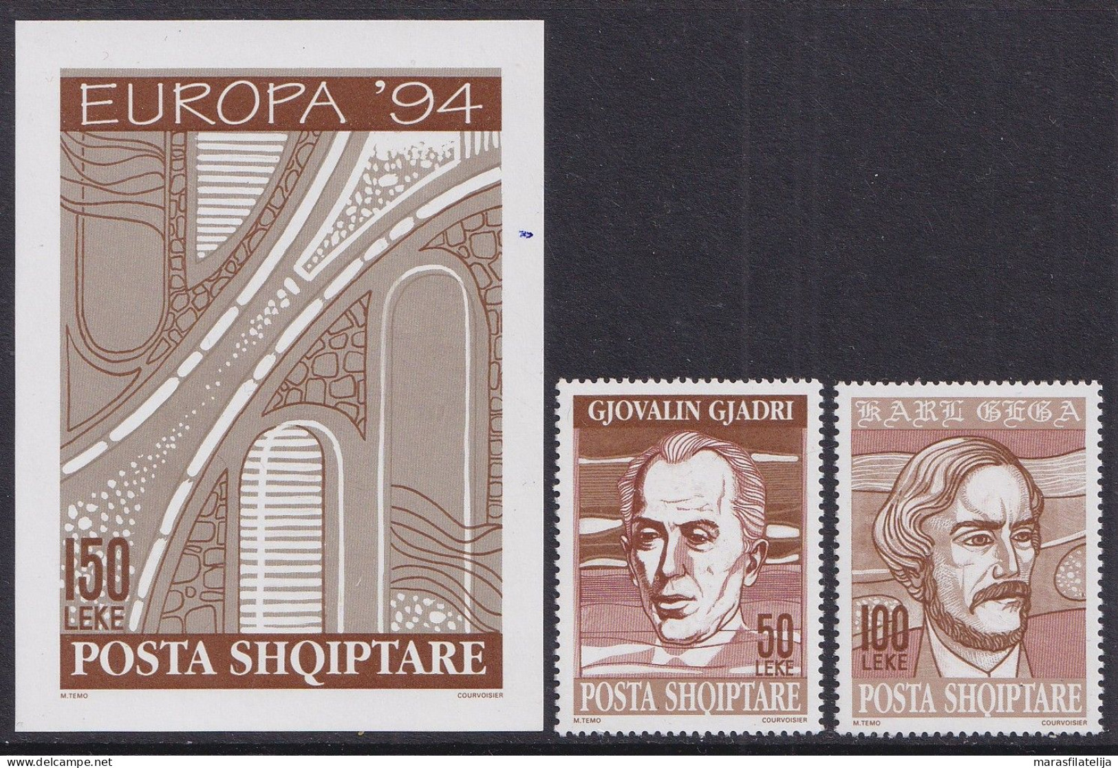 Albania, 1994, Europa CEPT, Discoveries & Inventions, Set + Souvenir Sheet - Albania