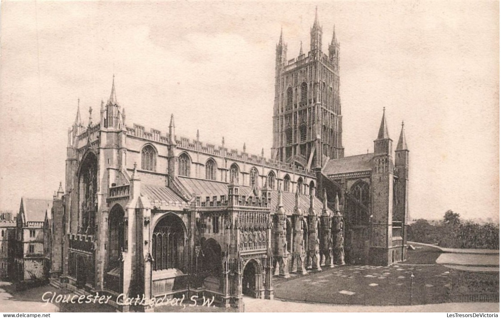 ROYAUME-UNI - Angleterre - Gloucester Cathedral - West Front - Carte Postale Ancienne - Gloucester