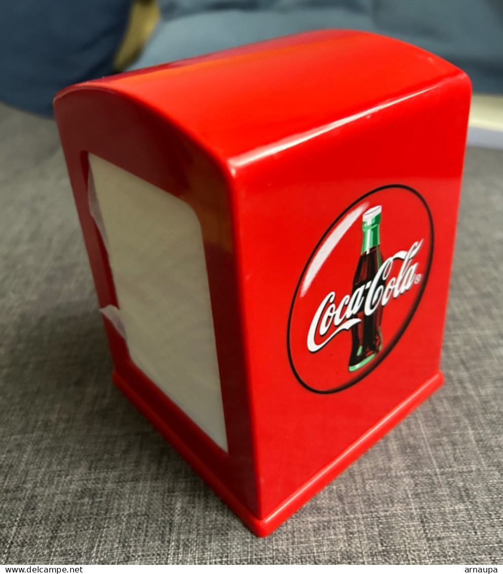 Boîte Distributrice De Serviettes En Papier Pour Bar Ou Table Coca Cola - Household Necessity