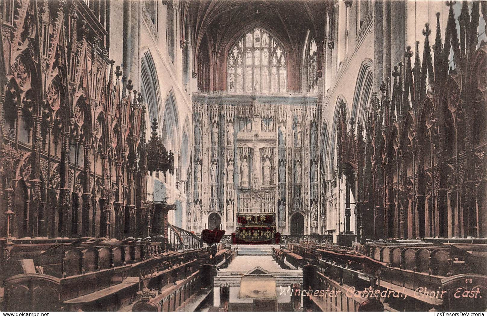 ROYAUME-UNI - Angleterre - Winchester Cathedral - Choir East - Carte Postale Ancienne - Winchester