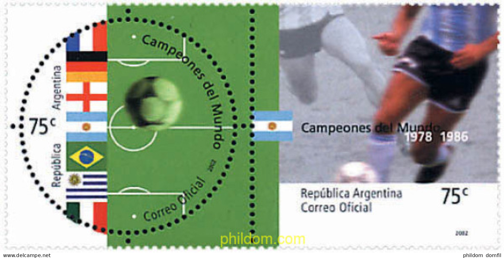 4424 MNH ARGENTINA 2002 COPA DEL MUNDO DE FUTBOL. COREA DEL SUR Y JAPON-02 - Ungebraucht