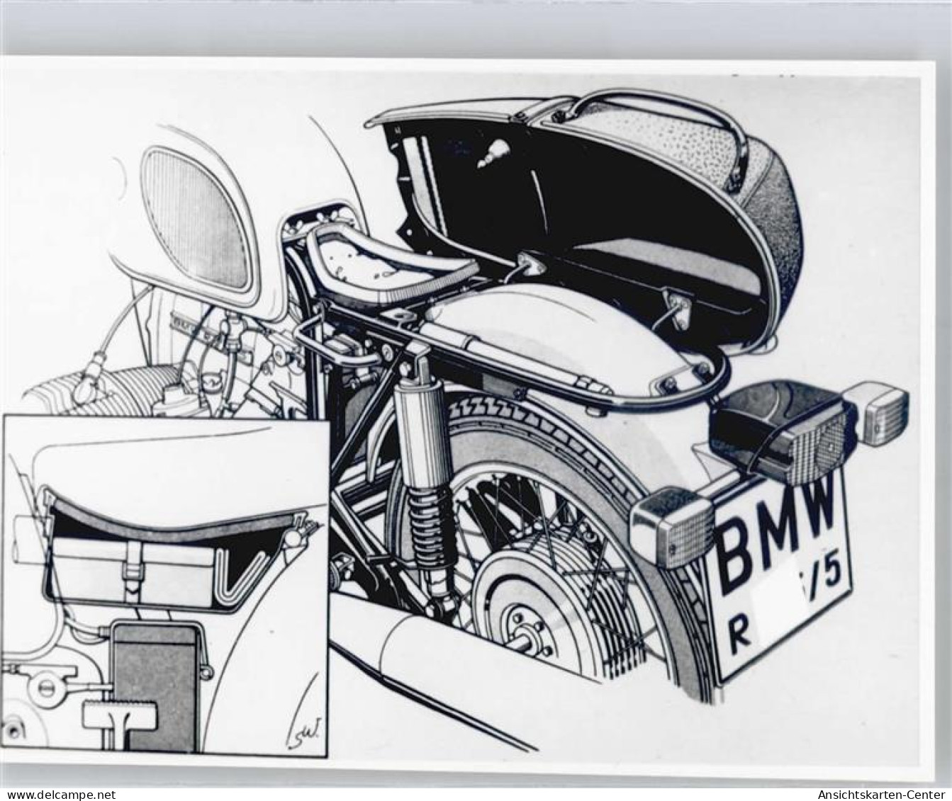 50693407 - BMW, Foto Format Ca. 12x8 Cm - Motorfietsen
