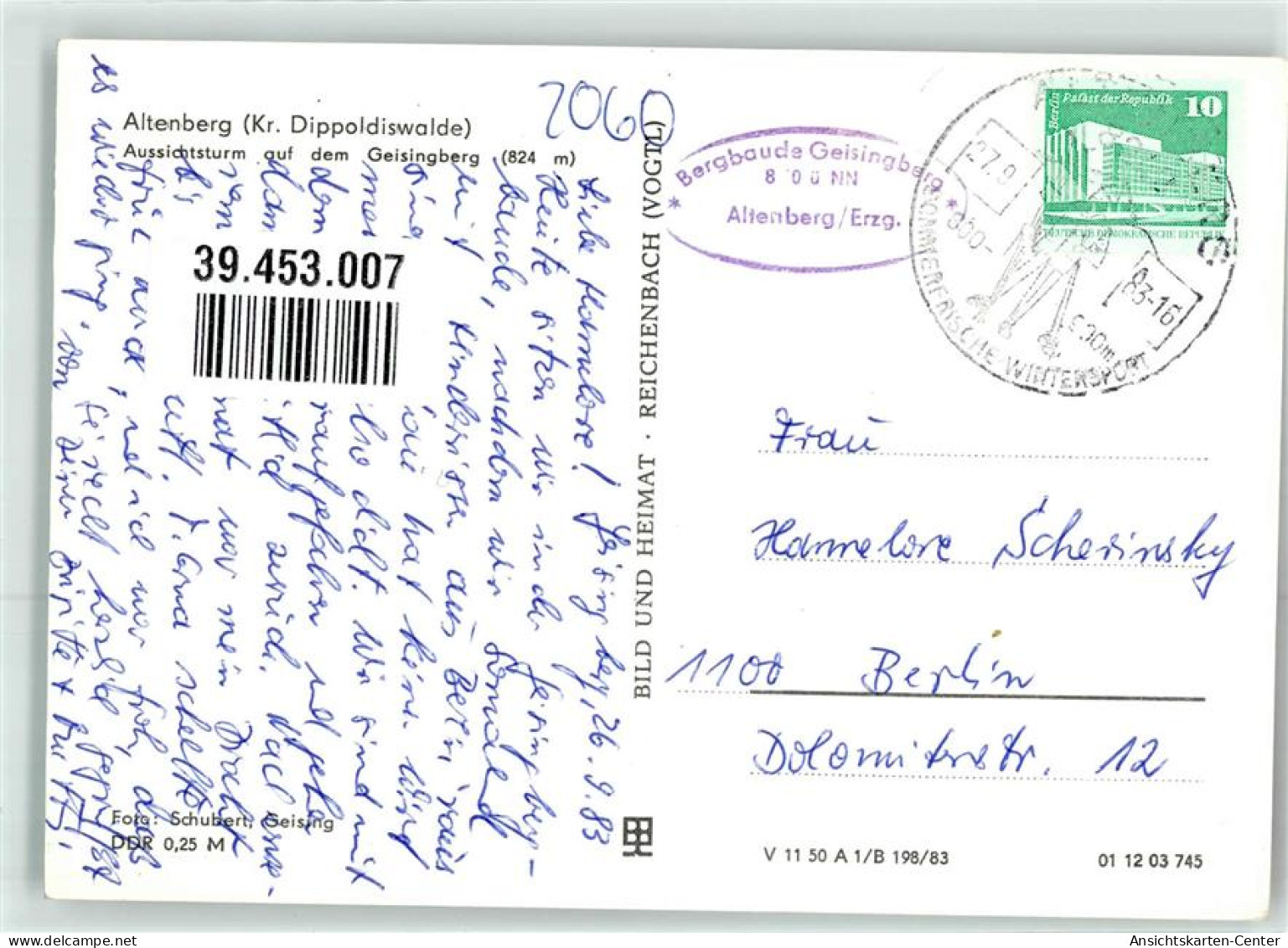 39453007 - Altenberg , Erzgeb - Altenberg