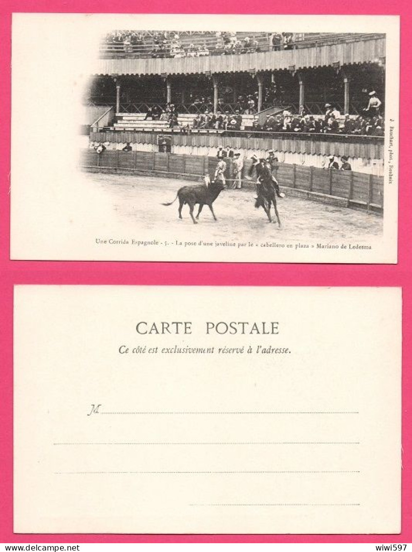 CORRIDA À ROUBAIX - SÉRIE DE 12 CARTES - ANNÉE 1899 - Stierkampf
