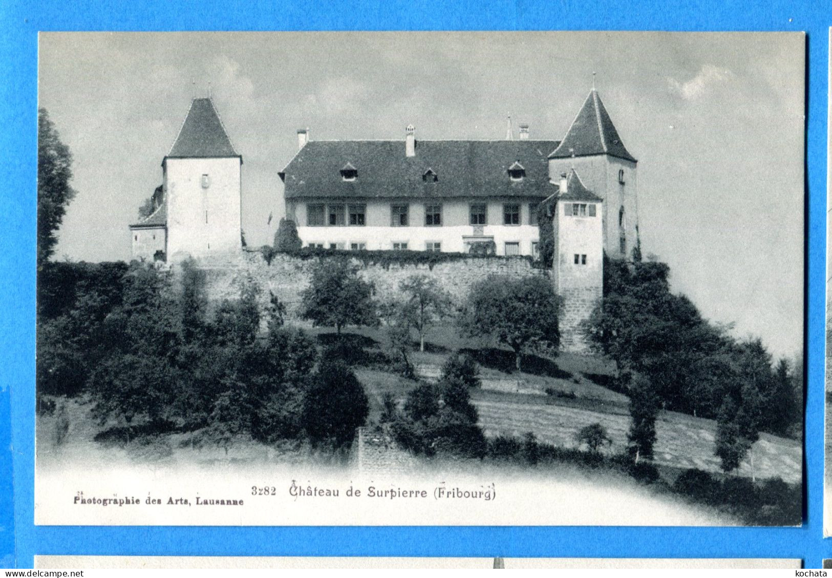 VIX059, Château De Surpierre Fribourg, 3282, Non Circulée - Fribourg