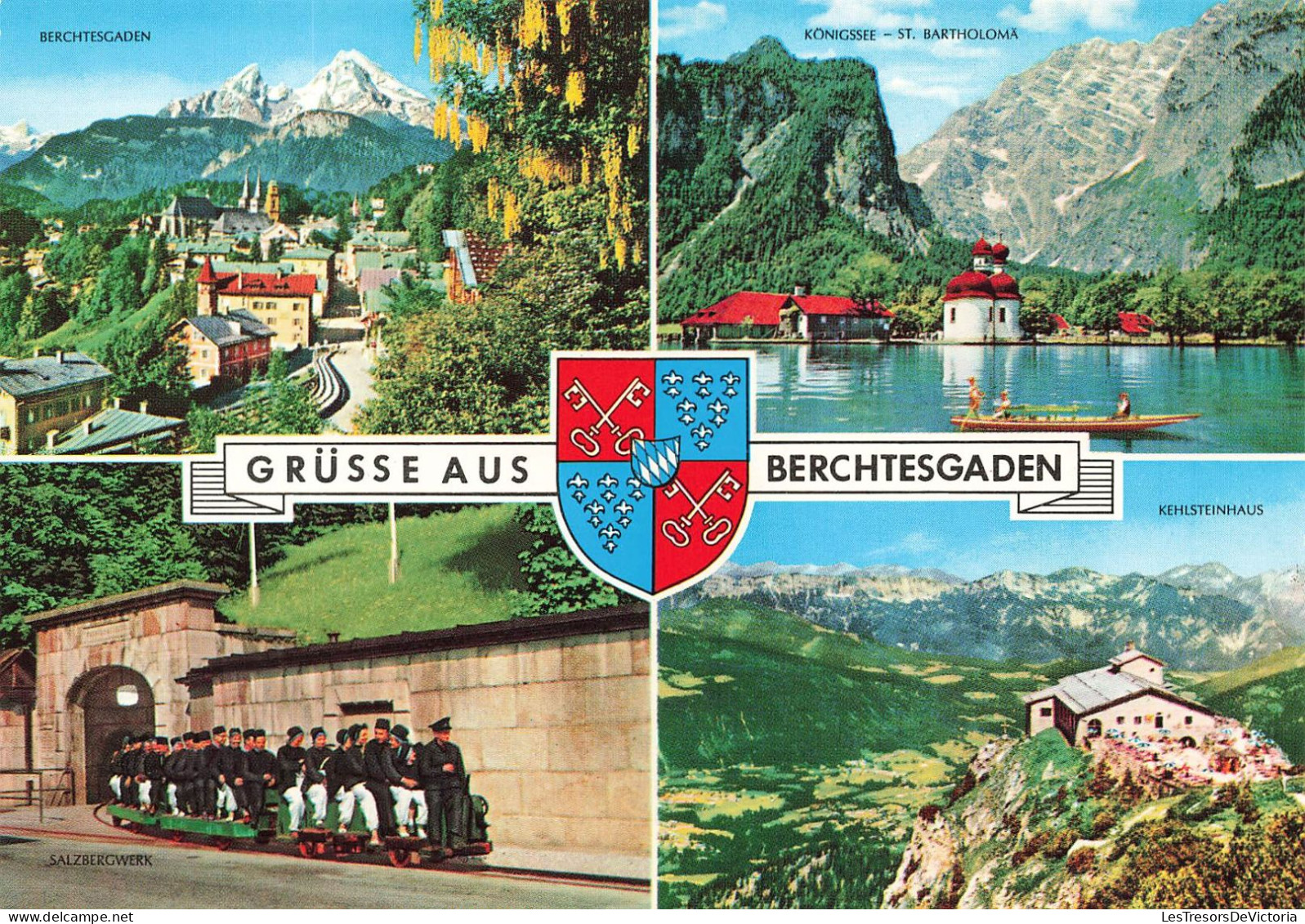 ALLEMAGNE - Grusse Aus Berchtesgaden - Animé - Multi-vues - Carte Postale - Berchtesgaden
