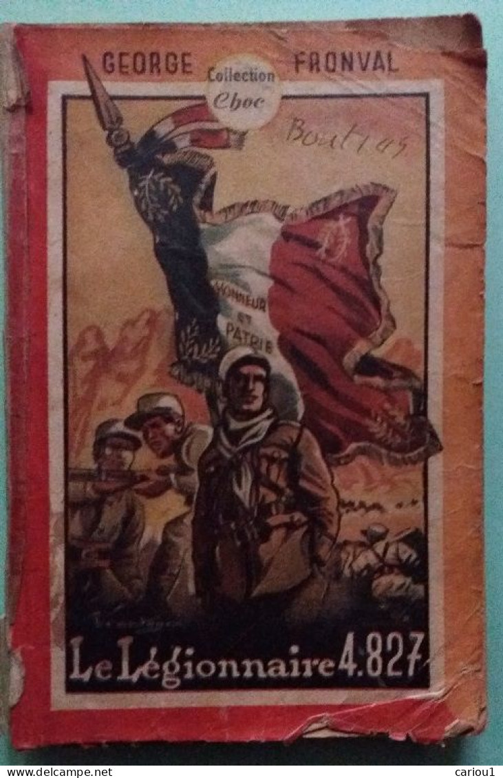 C1  BRANTONNE George Fronval LE LEGIONNAIRE 4827 Collection Choc 1948 LEGION  PORT INCLUS France - Action