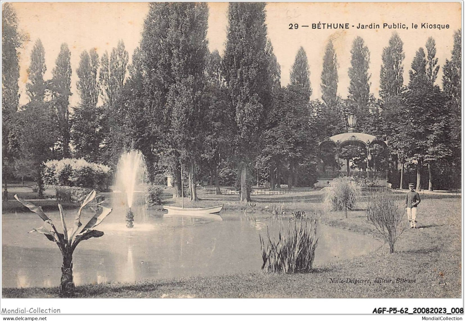 AGFP5-62-0402 - BETHUNE - Jardin Public - Le Kiosque  - Bethune