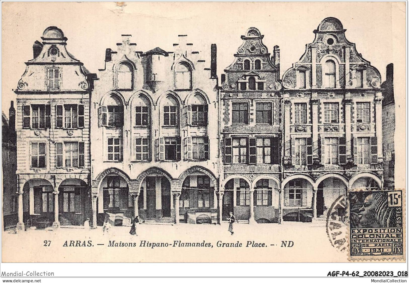 AGFP4-62-0302 - ARRAS - Maison Hispano-flamandes - Grande Place  - Arras