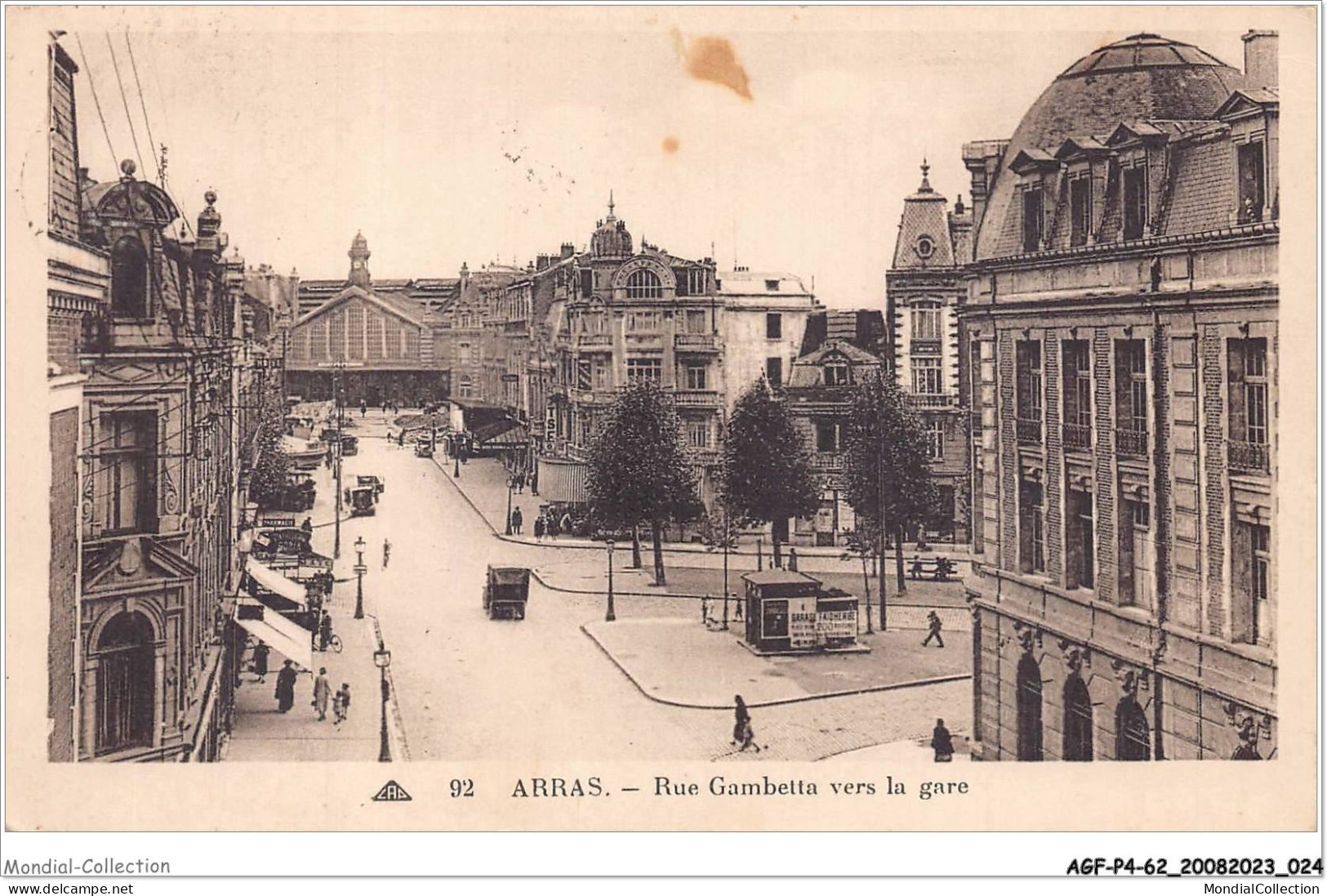 AGFP4-62-0305 - ARRAS - Rue Gambetta Vers La Gare  - Arras