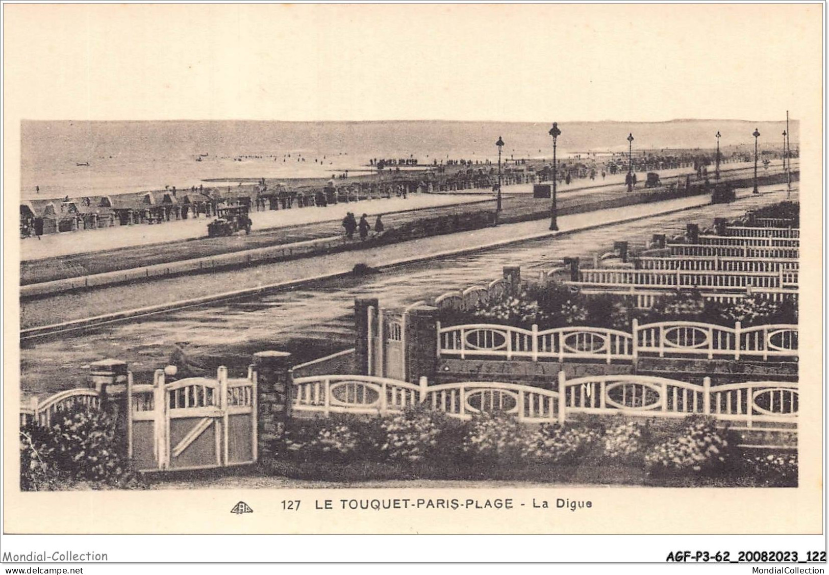 AGFP3-62-0264 - LE TOUQUET PARIS-PLAGE - La Digue  - Le Touquet