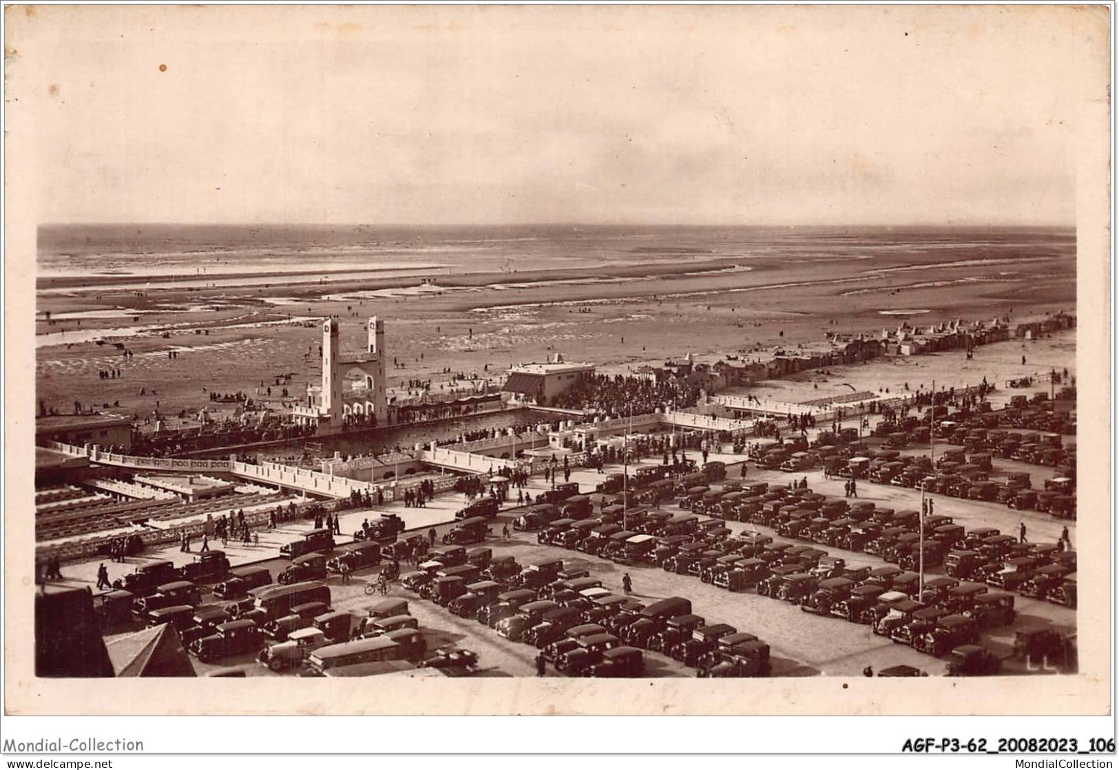 AGFP3-62-0256 - LE TOUQUET PARIS-PLAGE - La Digue-promenade Et La Nouvelle Piscine  - Le Touquet