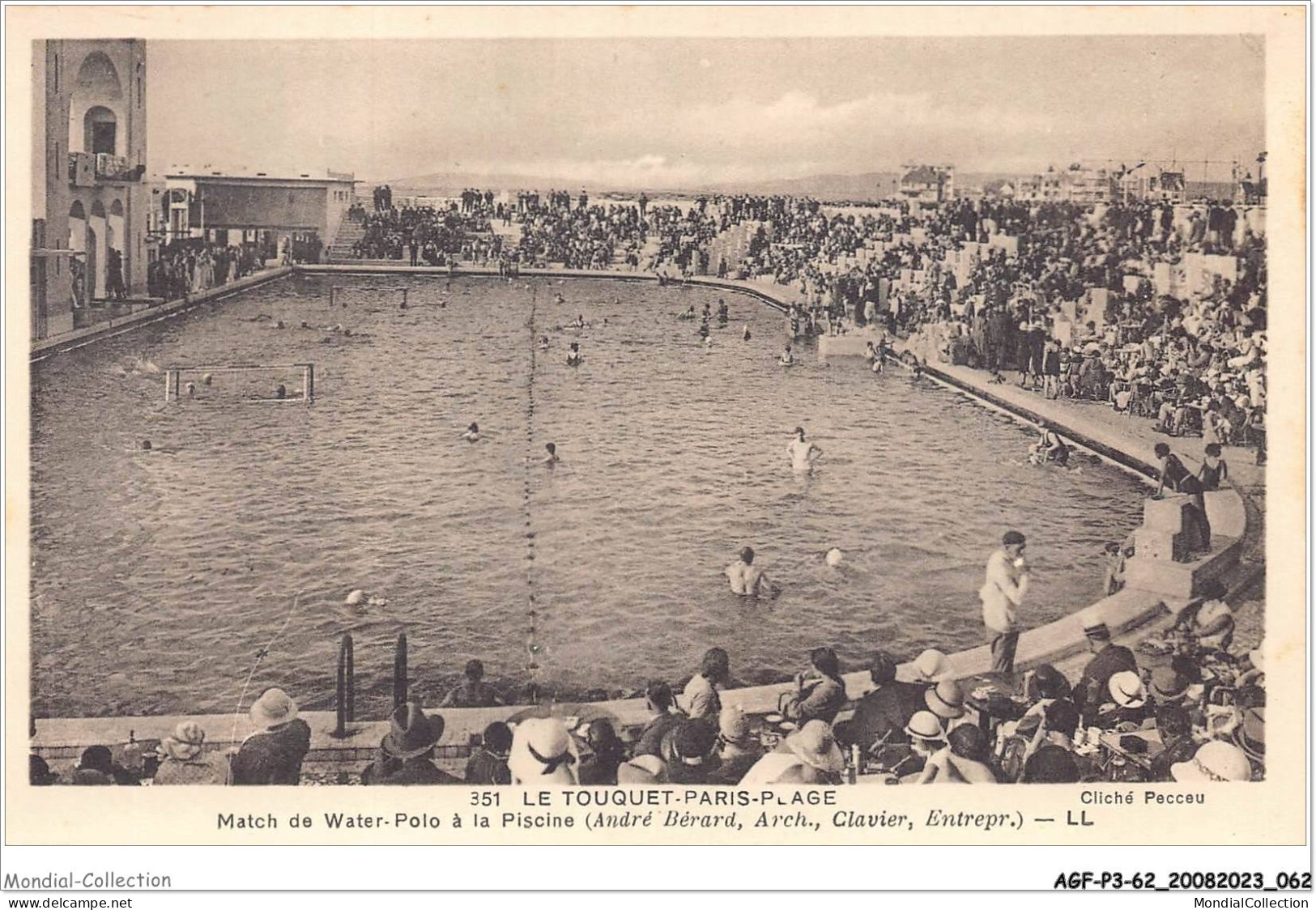 AGFP3-62-0234 - LE TOUQUET PARIS-PLAGE - Match De Water Polo A La Piscine  - Le Touquet