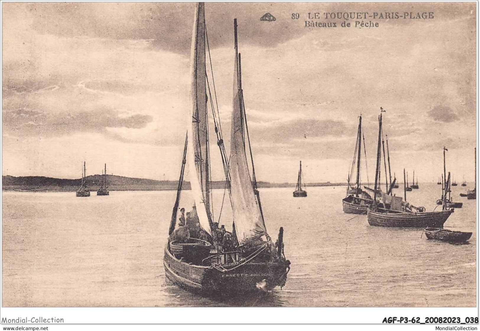 AGFP3-62-0222 - LE TOUQUET PARIS-PLAGE - Bâteaux De Pêche - Le Touquet