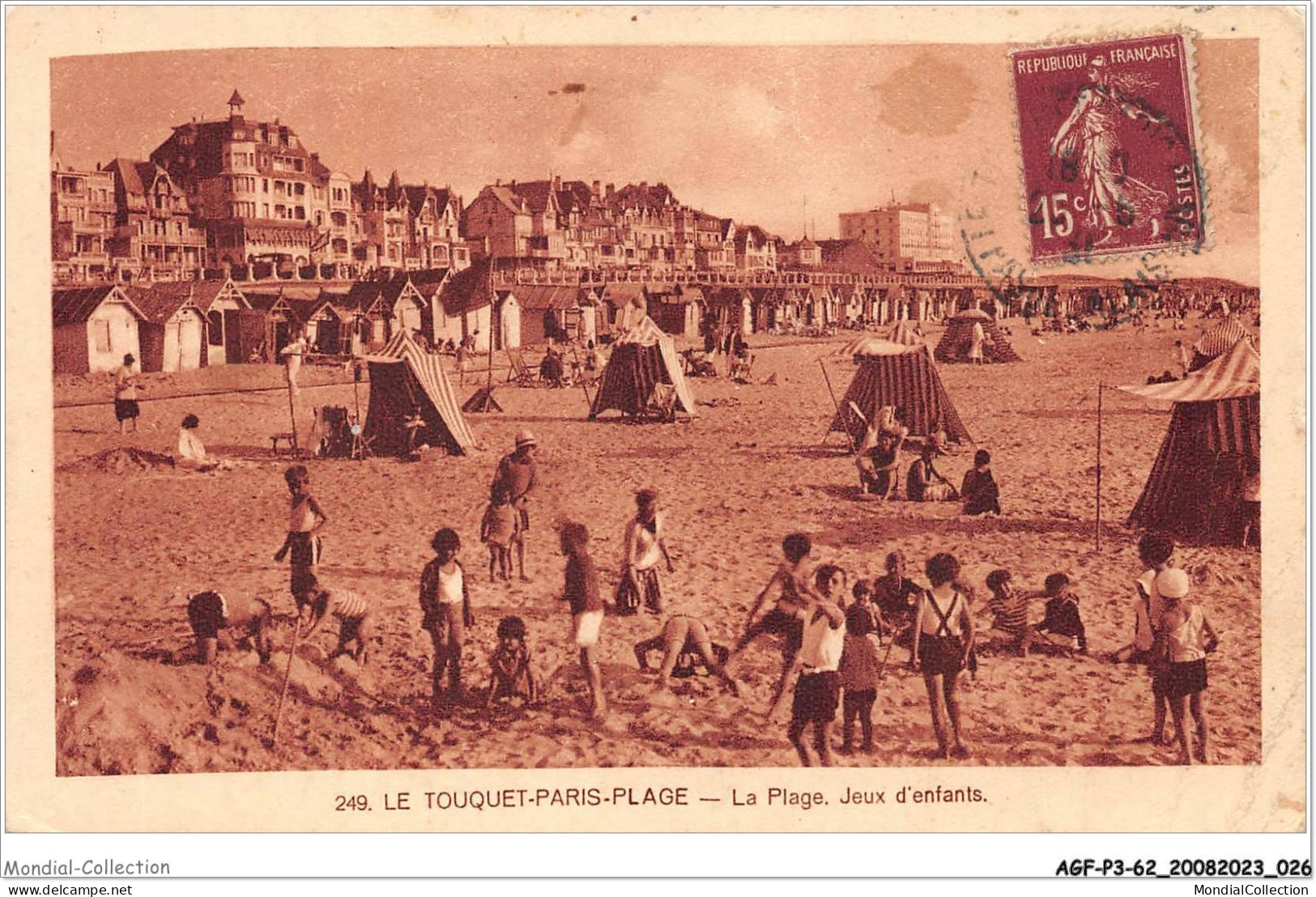 AGFP3-62-0216 - LE TOUQUET PARIS-PLAGE - La Plage - Jeux D'enfants  - Le Touquet