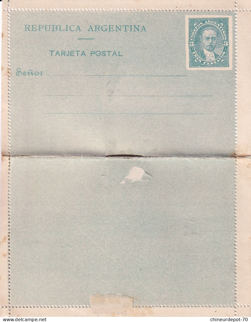 Enveloppe Argentine Argentina - Postal Stationery