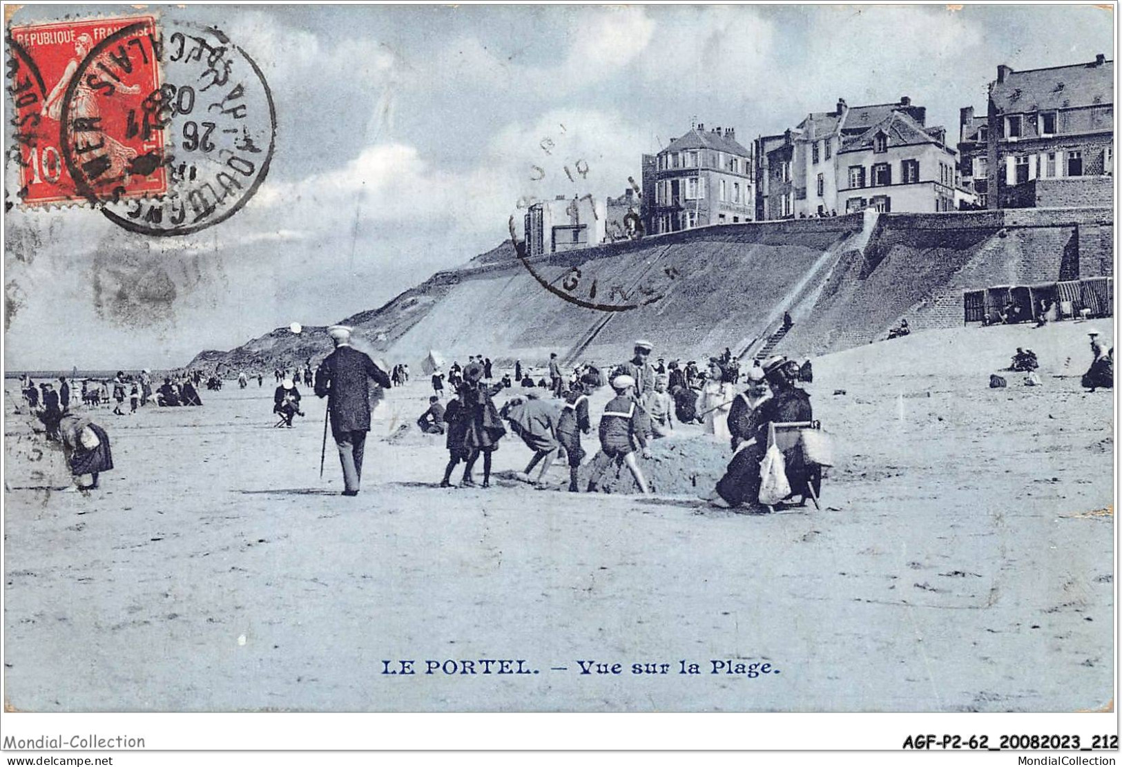 AGFP2-62-0197 - LE PORTEL - Vue Sur La Plage  - Le Portel