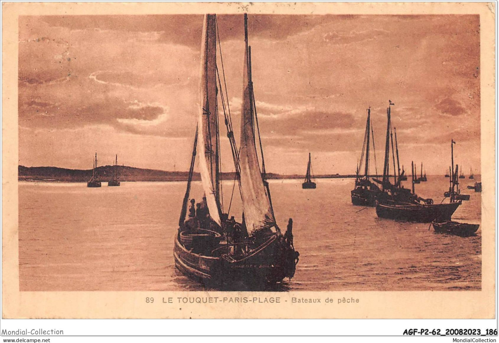 AGFP2-62-0184 - LE TOUQUET PARIS-PLAGE - Bateaux De Pêche  - Le Touquet