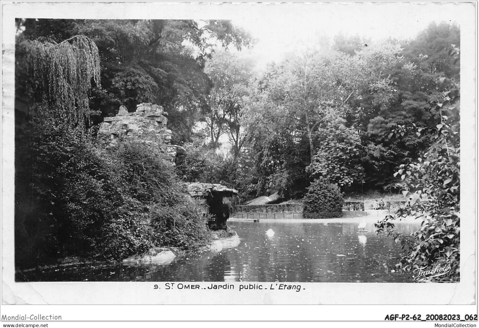 AGFP2-62-0122 - SAINT-OMER - Jardin Public - L'etang  - Saint Omer