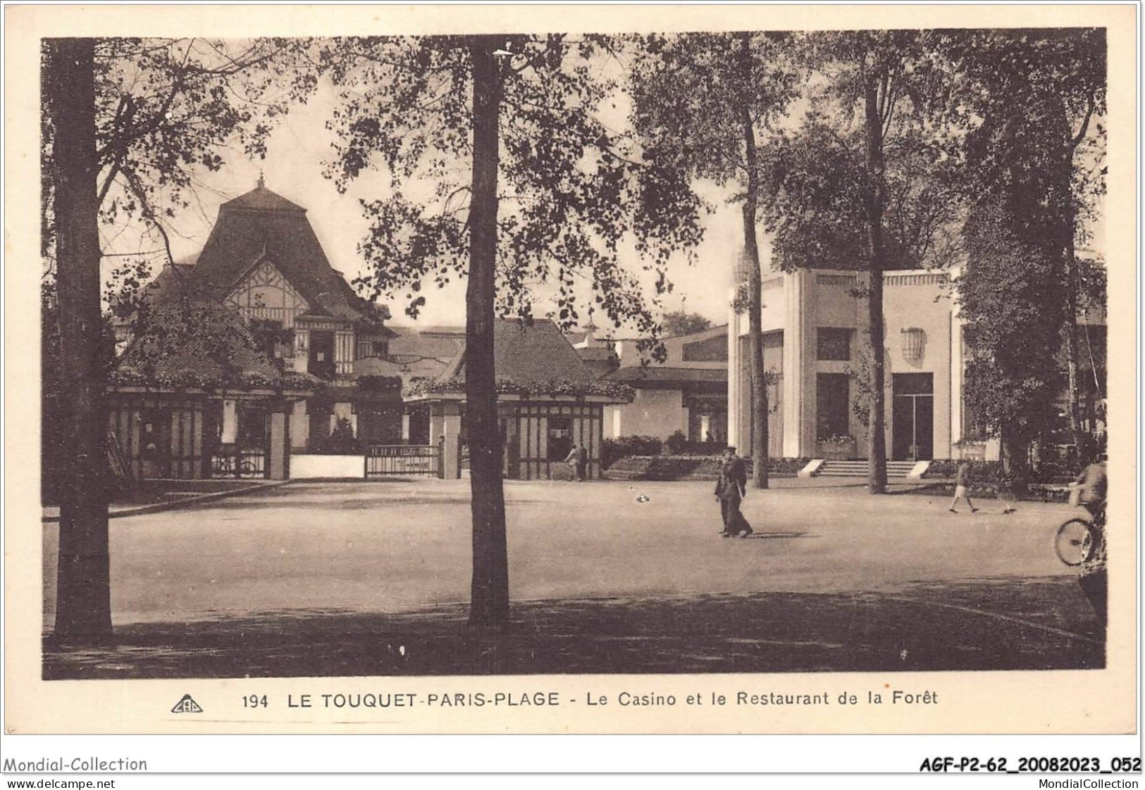 AGFP2-62-0117 - LE TOUQUET PARIS-PLAGE - Le Casino Et Le Restaurant De La Forêt  - Le Touquet