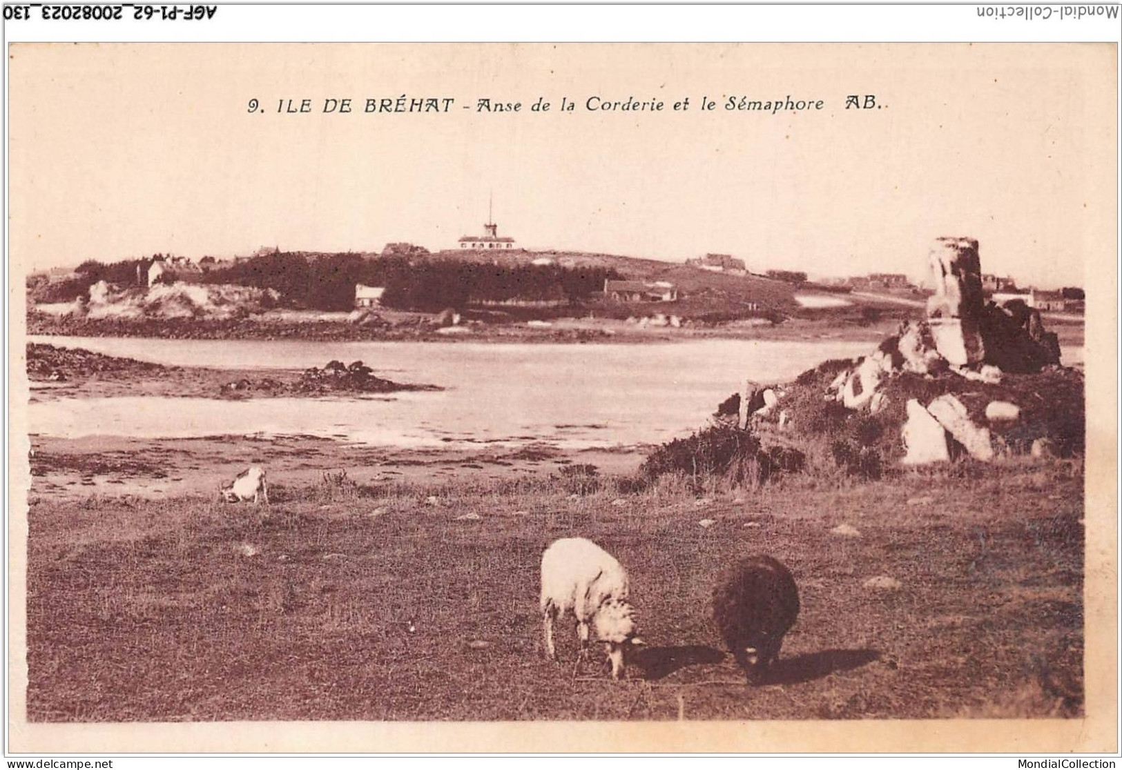AGFP1-22-0066 - ILE DE BREHAT - Anse De La Corderie  Et Le Sémaphore  - Ile De Bréhat