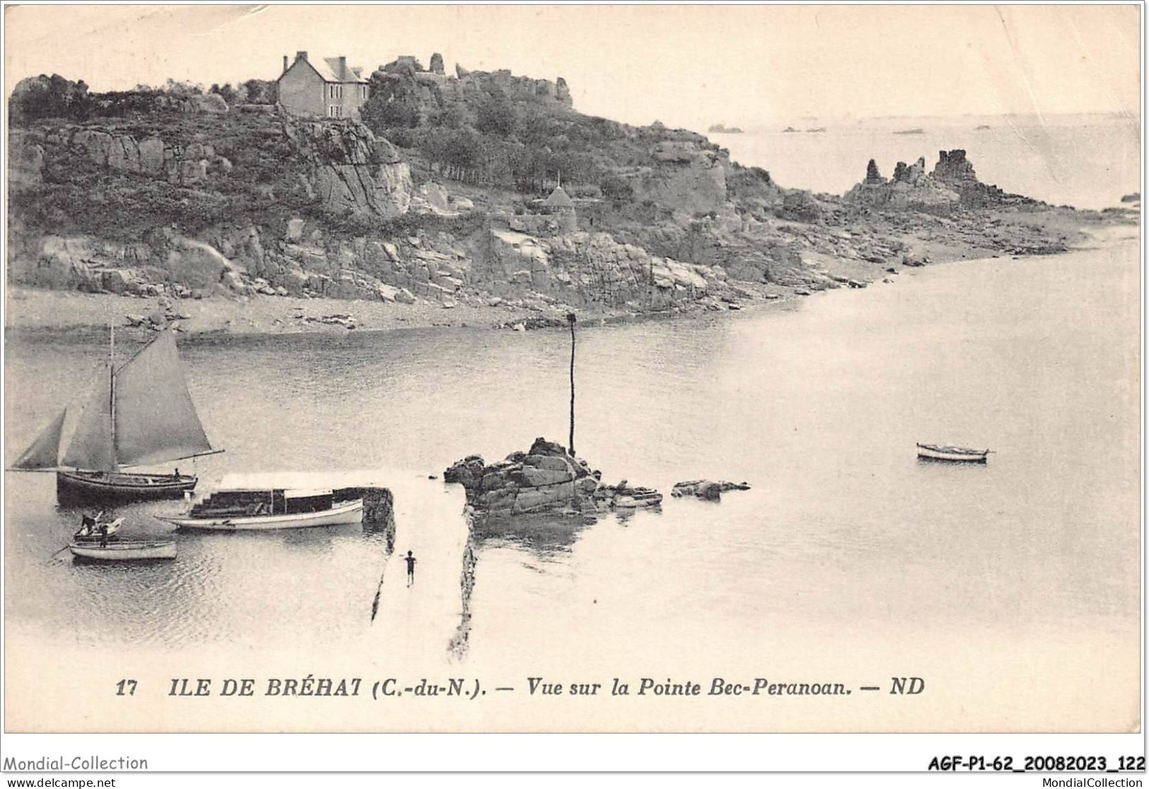 AGFP1-22-0062 - ILE DE BREHAT - Vue Sur La Pointe Bec Peranoan  - Ile De Bréhat