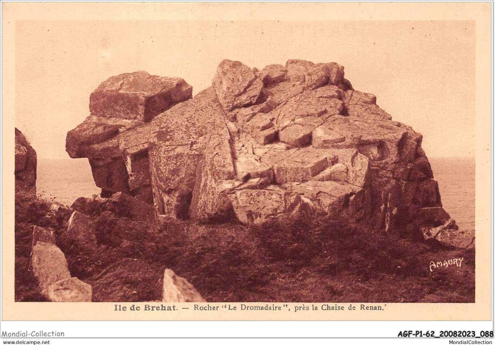 AGFP1-22-0045 - ILE DE BREHAT - Rocher - Le Dromadaire - Près La Chaise De Renan  - Ile De Bréhat