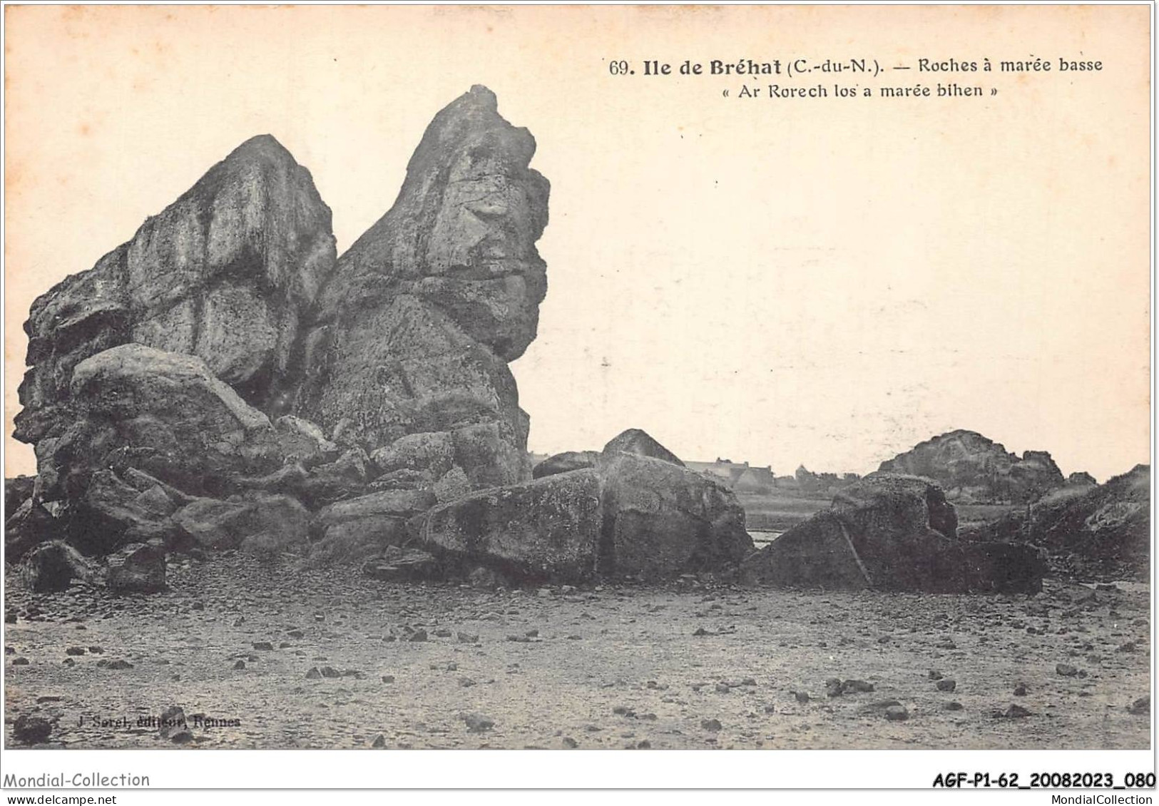 AGFP1-22-0041 - ILE DE BREHAT - Roches à Marée Hausse  - Ile De Bréhat