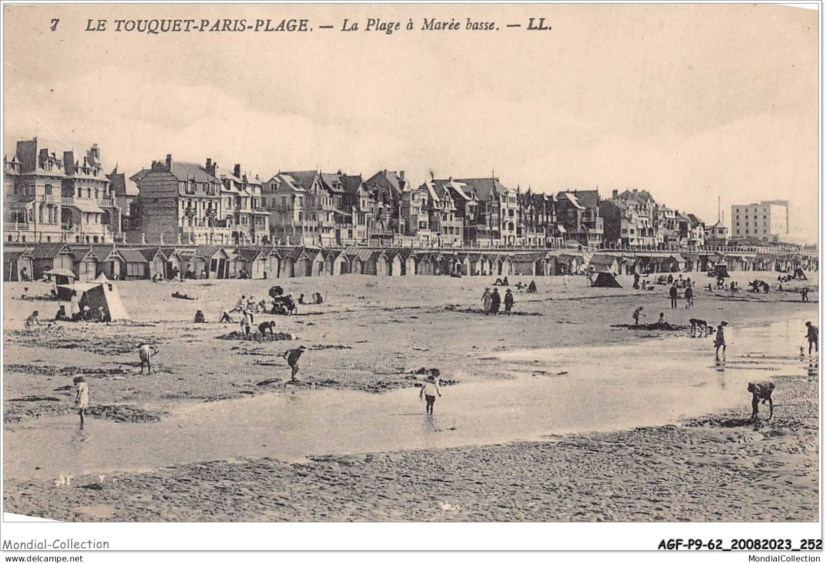 AGFP9-62-0884 - LE TOUQUET PARIS-PLAGE - La Plage à Marée Basse  - Le Touquet