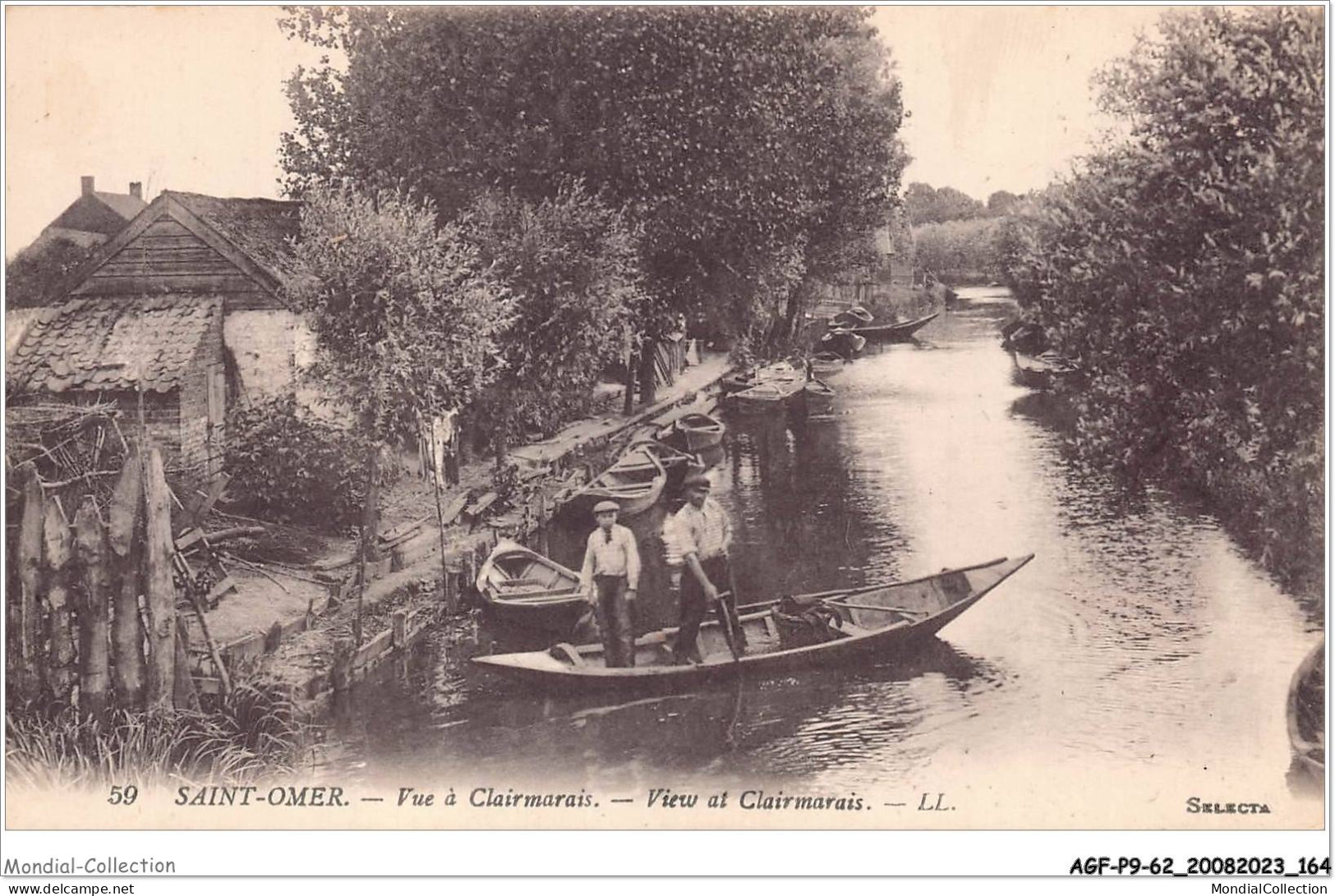 AGFP9-62-0840 - SAINT-OMER - Vue à Clairmarais  - Saint Omer