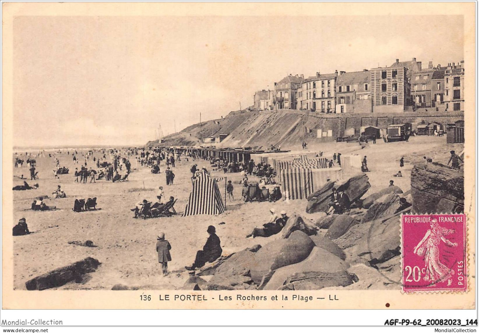 AGFP9-62-0830 - LE PORTEL - Les Rochers Et La Plage  - Le Portel