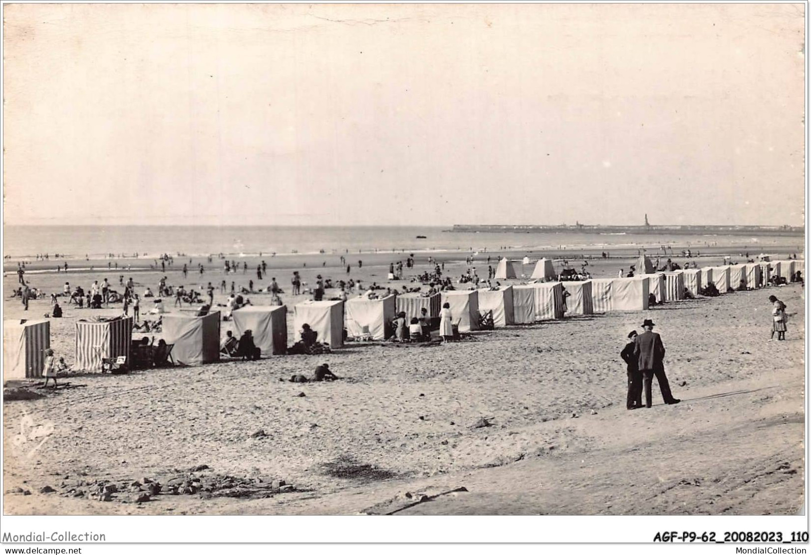 AGFP9-62-0813 - LE PORTEL - La Plage Et Les Tentes  - Le Portel