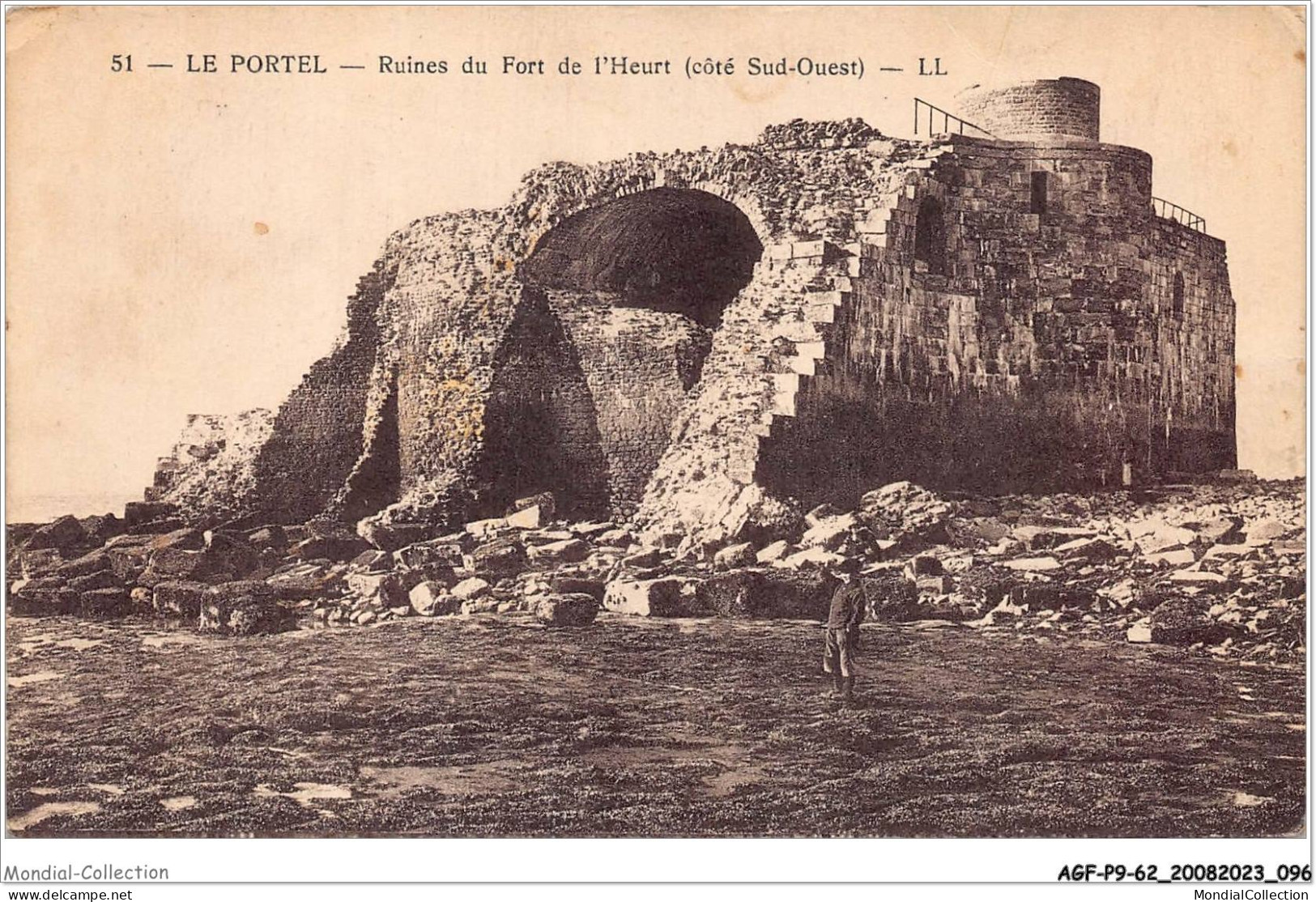 AGFP9-62-0806 - LE PORTEL - Ruines Du Fort De L'heure - Côté Sud-ouest  - Le Portel