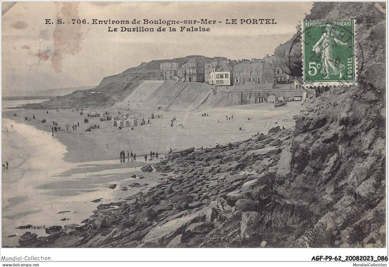 AGFP9-62-0801 - Environs De Boulogne-sur-mer - LE PORTEL - Le Durillon De La Falaise  - Le Portel