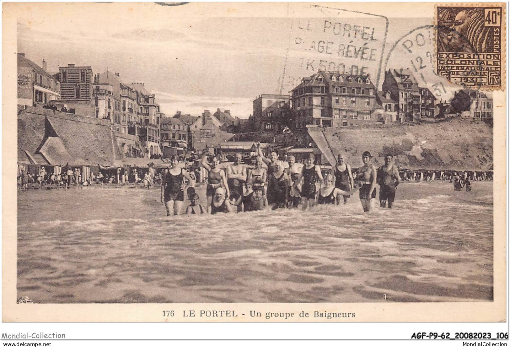 AGFP9-62-0811 - LE PORTEL - Un Groupe De Baigneurs  - Le Portel