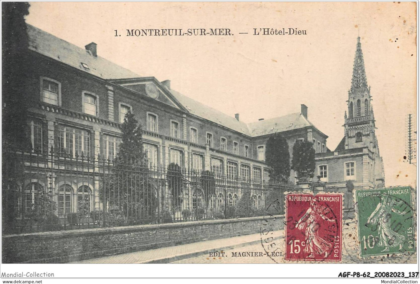 AGFP8-62-0745 - MONTREUIL-SUR-MER - L'hôtel-dieu - Montreuil