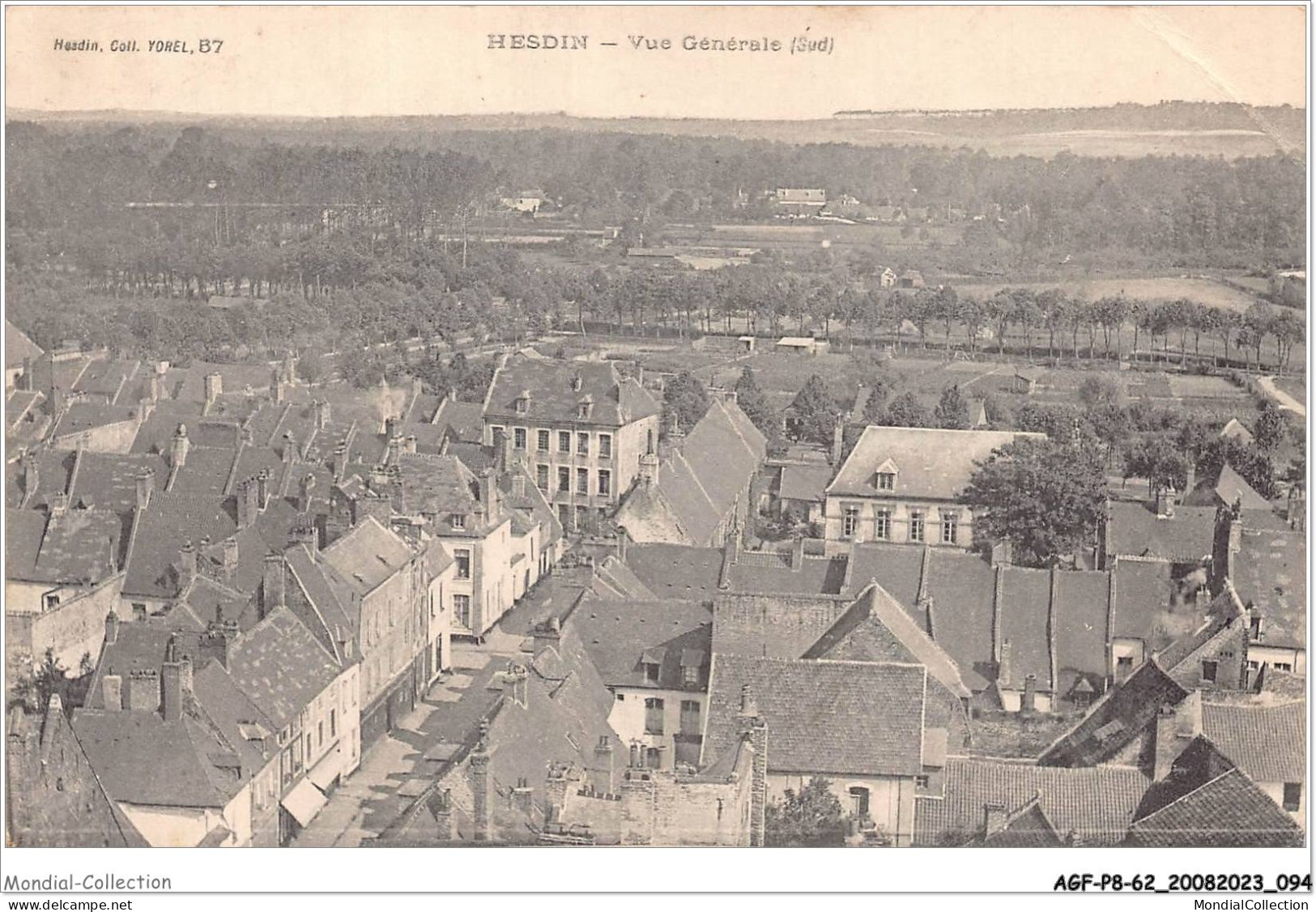 AGFP8-62-0723 - HESDIN - Vue Générale  - Hesdin