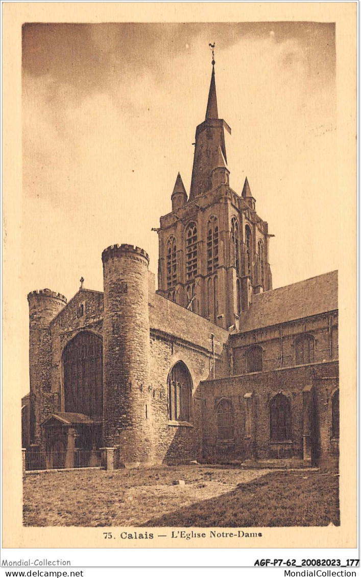AGFP7-62-0675 - CALAIS - L'église Notre-dame  - Calais